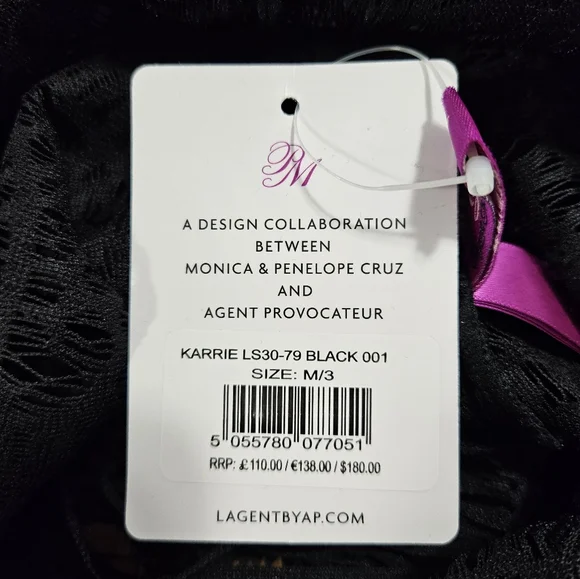 NWT L'agent By Agent Provocateur Karrie Fringe Swimsuit Cover-Up Size M - Picture 5 of 7